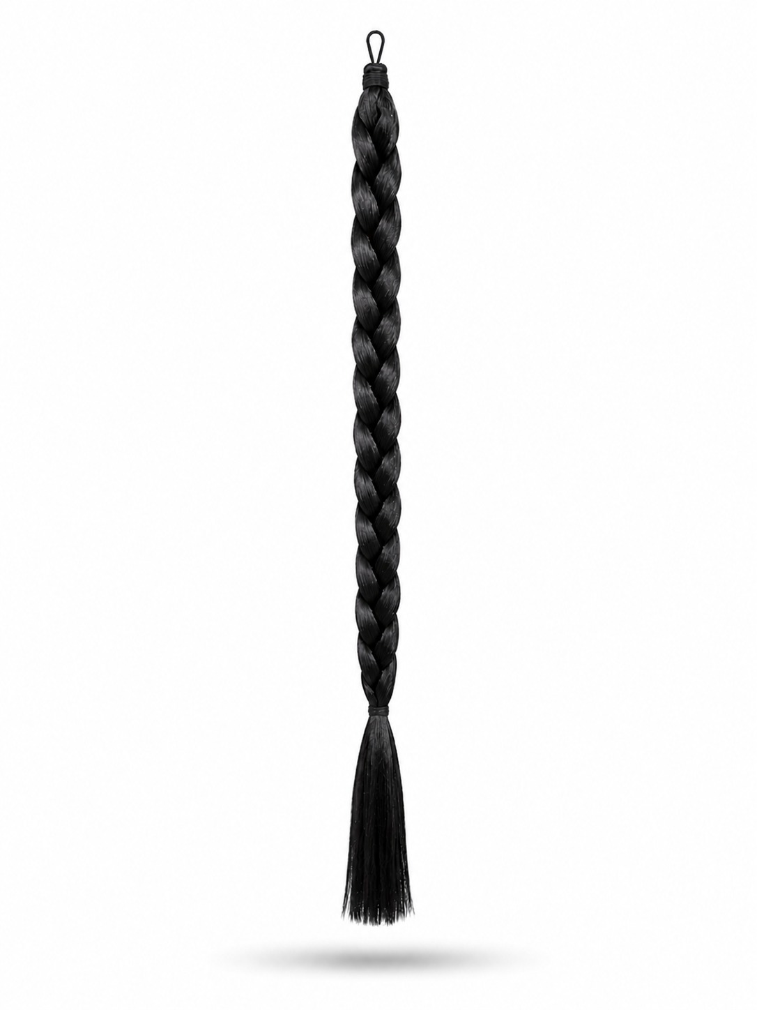 Natural Black Clip-In Braided Hair Extension for Women - Image 3