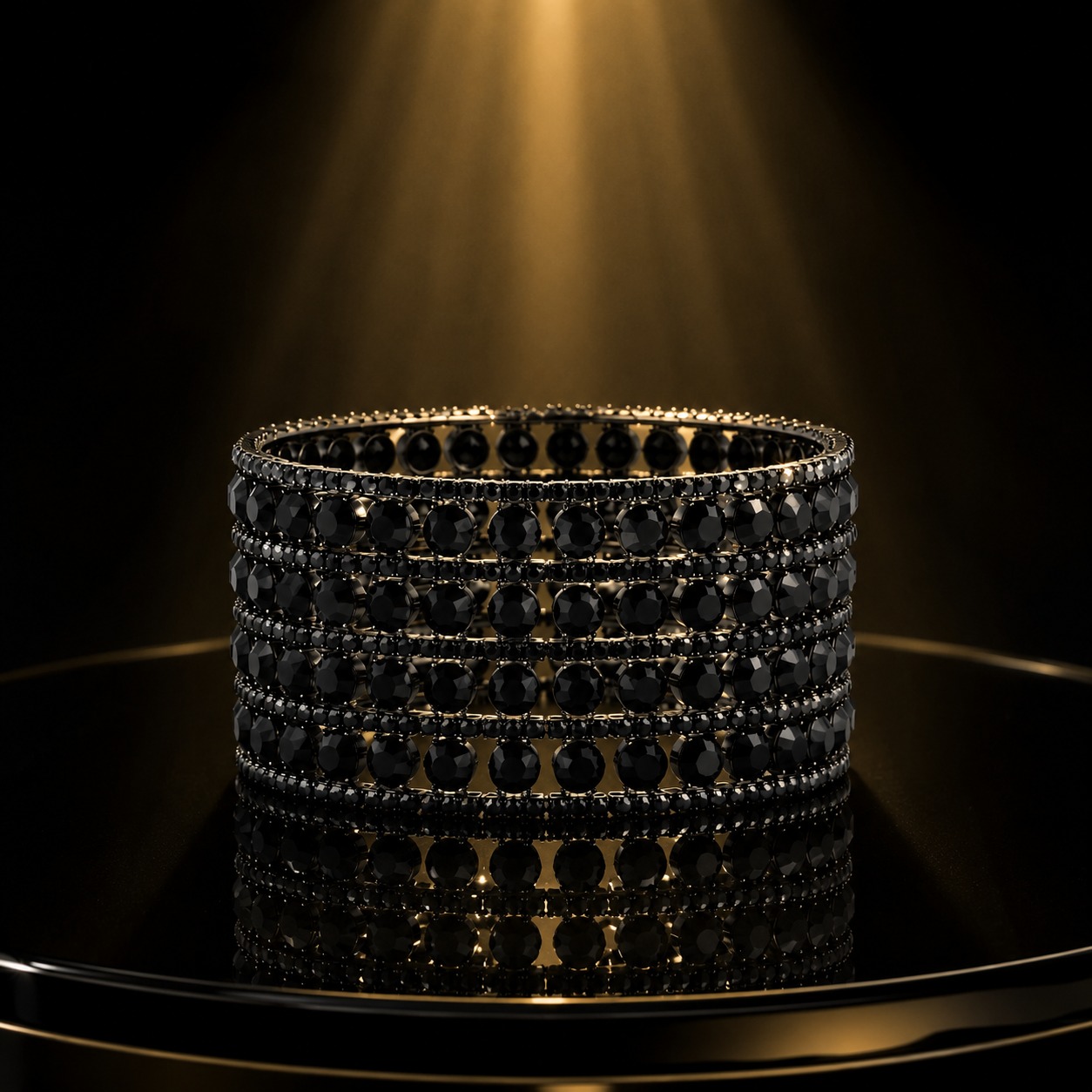 Black Diamond Luxe Bangle - Image 2