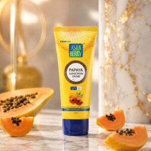 Astaberry Papaya Sunscreen Creme SPF 30 for daily sun protection