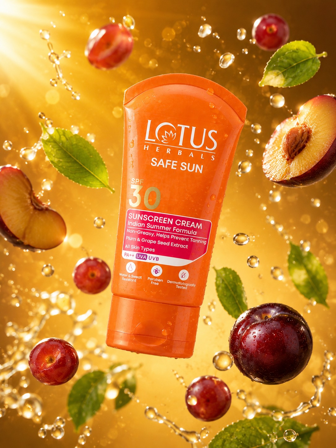 Lotus Herbals Safe Sun SPF 30 Sunscreen Cream – PA++ UVA/UVB Protection - Image 2