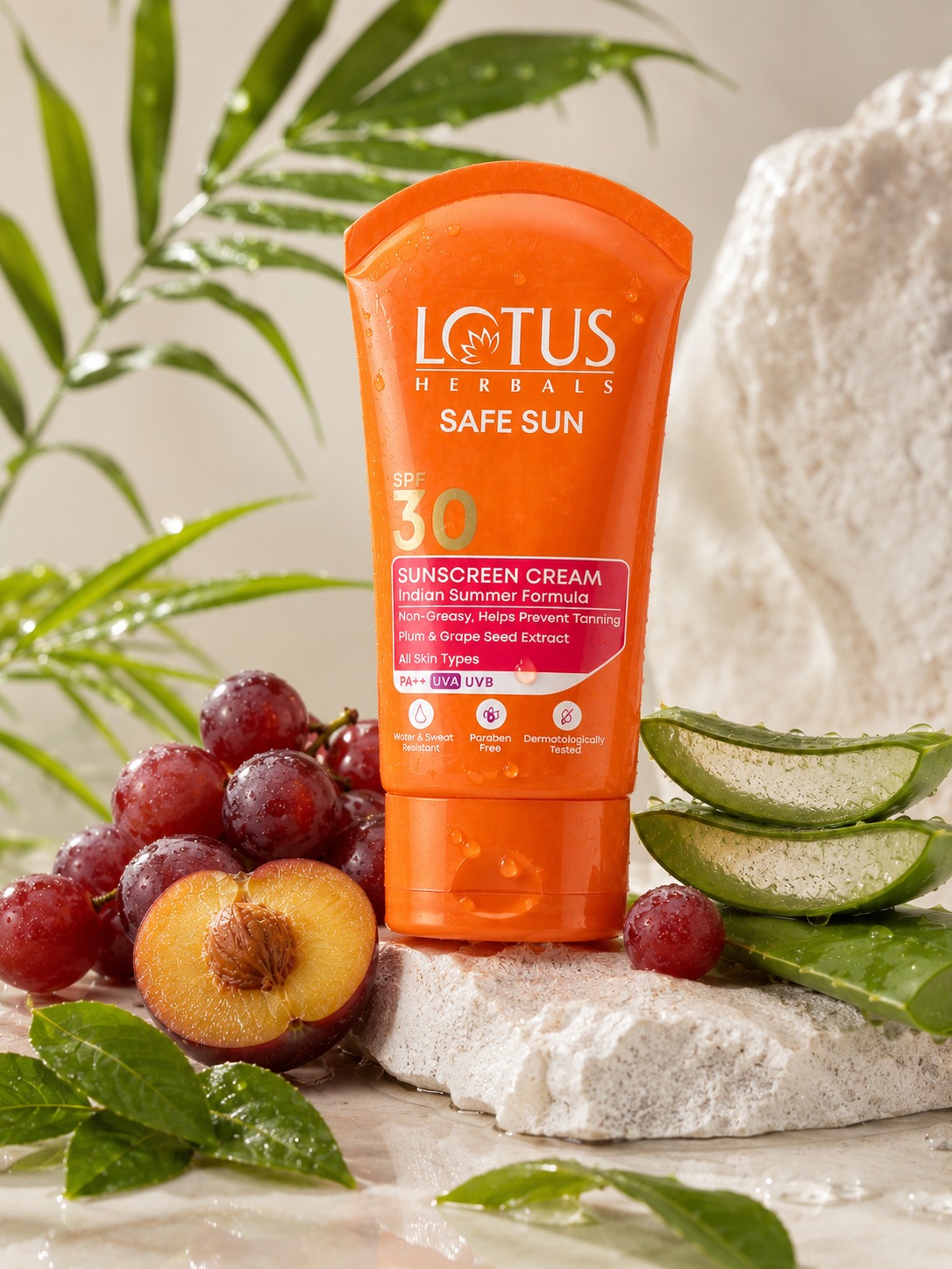 Lotus Herbals Safe Sun SPF 30 Sunscreen Cream – PA++ UVA/UVB Protection - Image 5