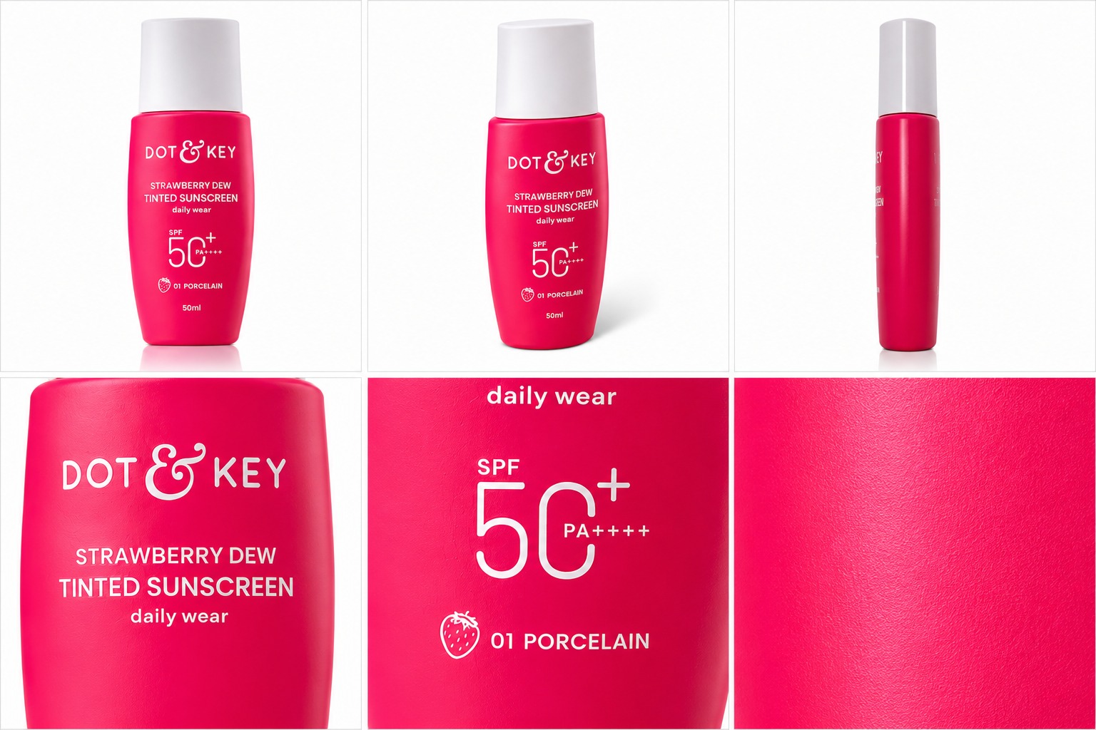 DOT & KEY Strawberry Dew Tinted Sunscreen SPF 50+ PA++++ - Image 4